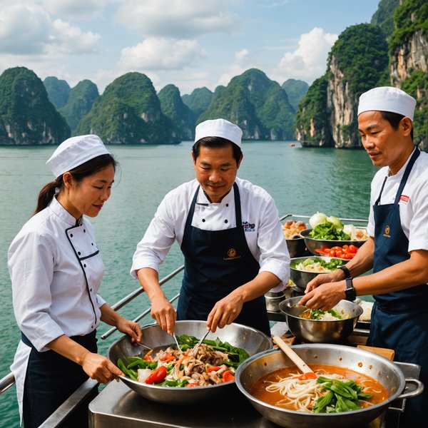 Comment choisir une croisière qui propose des cours de cuisine vietnamienne avec des chefs locaux?